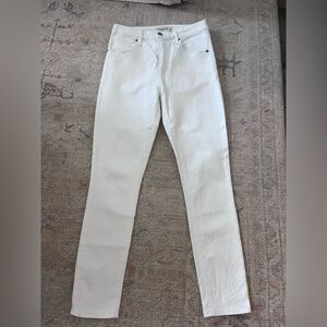 Abercrombie & Fitch skinny high rise white jeans